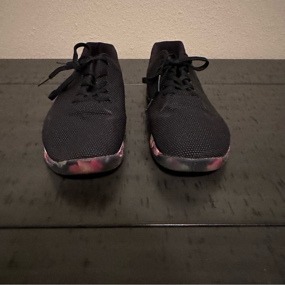 NoBull Men’s Black and Floral Trainers - Picture 4 of 7
